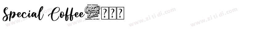 Special Coffee字体转换